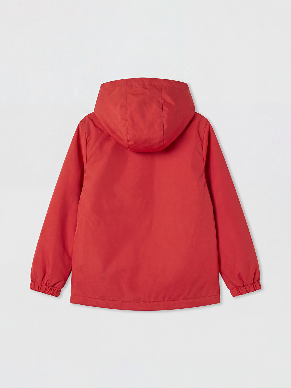 Kırmızı Kapüşonlu Erkek Çocuk Yağmurluk-1