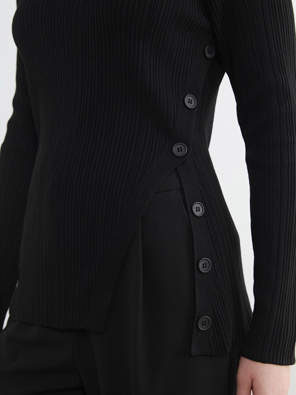 Crew Neck Women's Knitwear Sweater-2