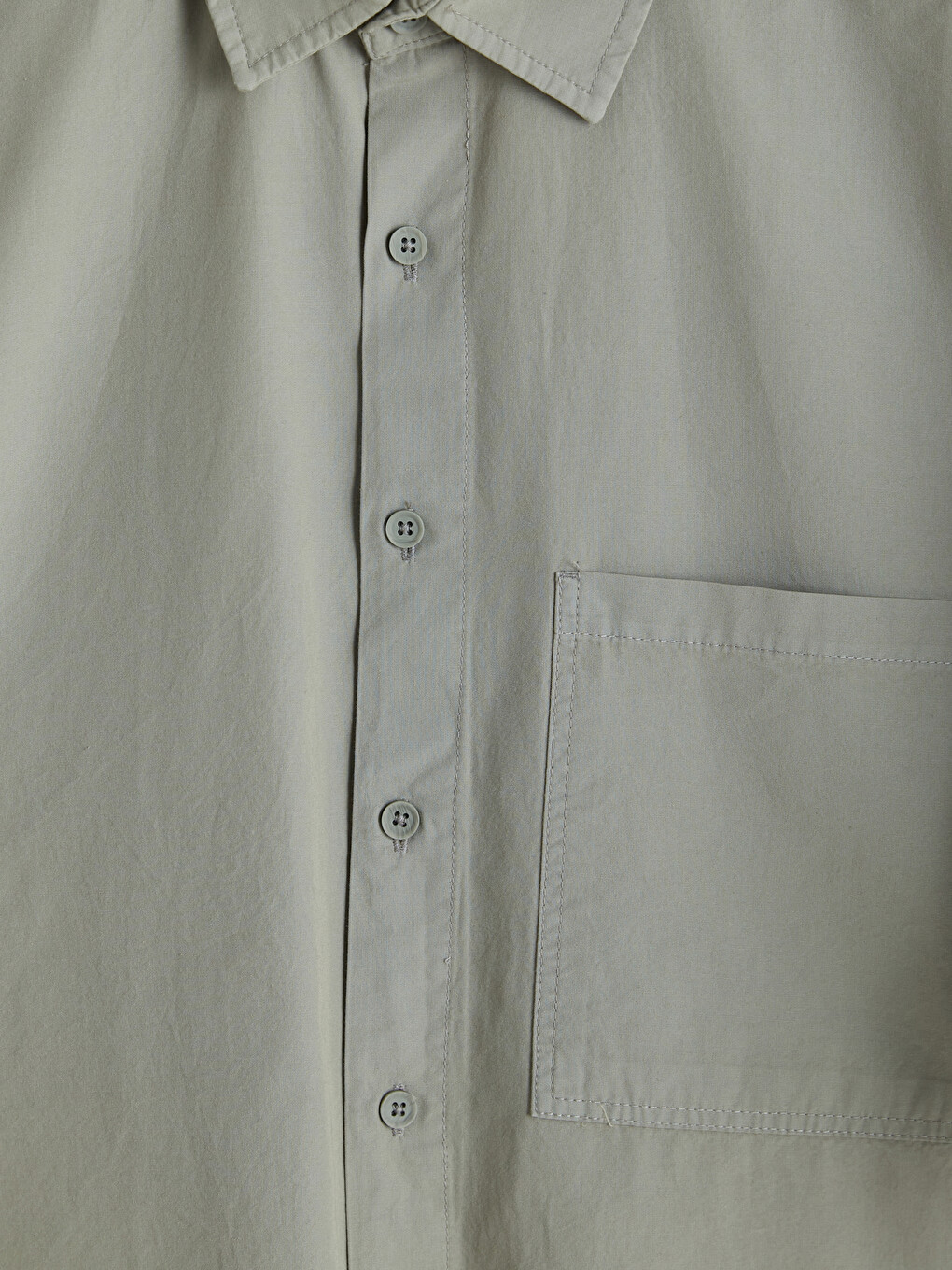 Relax Fit Poplin Men's Shirt-5