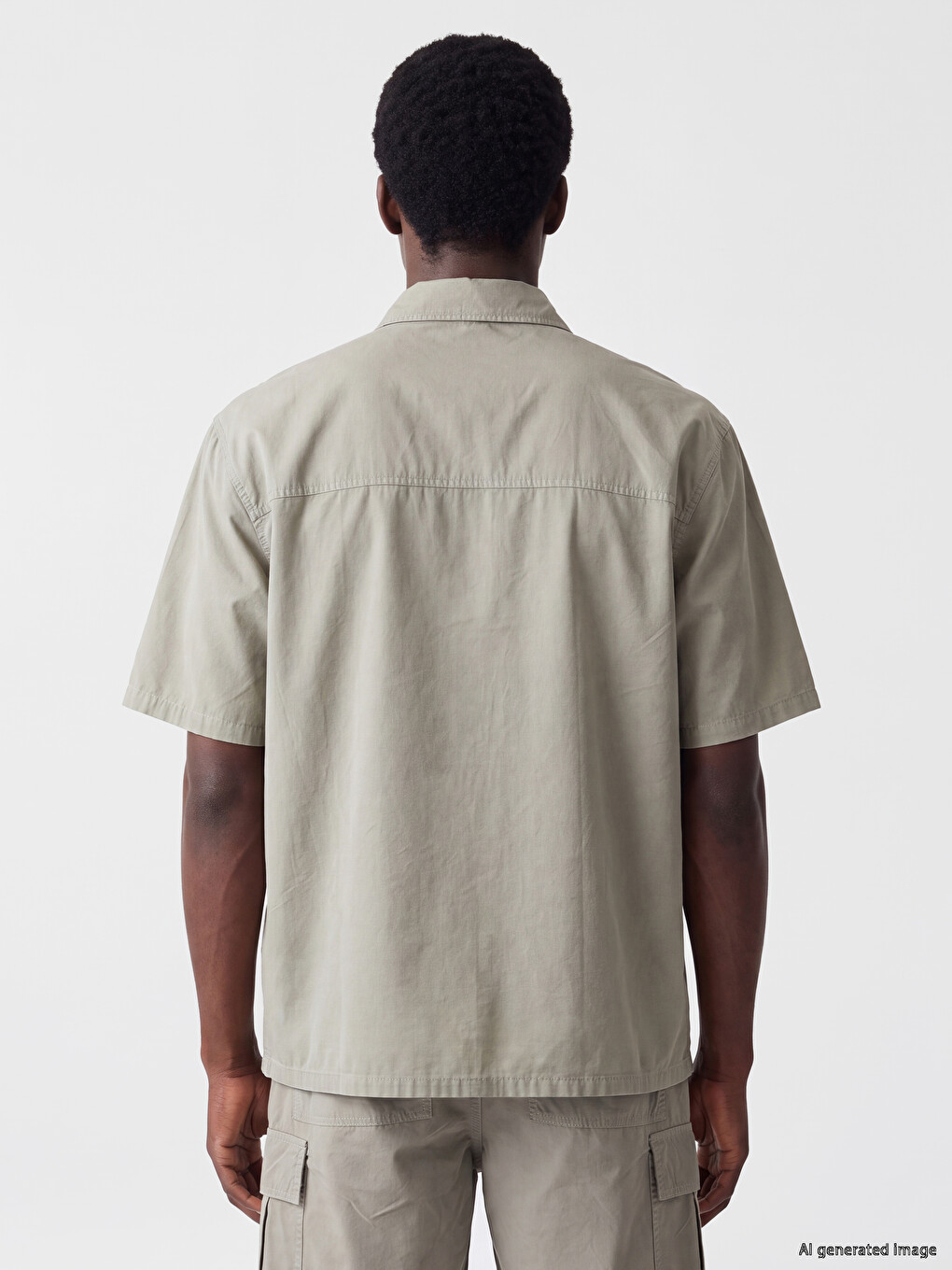 Relax Fit Poplin Men's Shirt-3