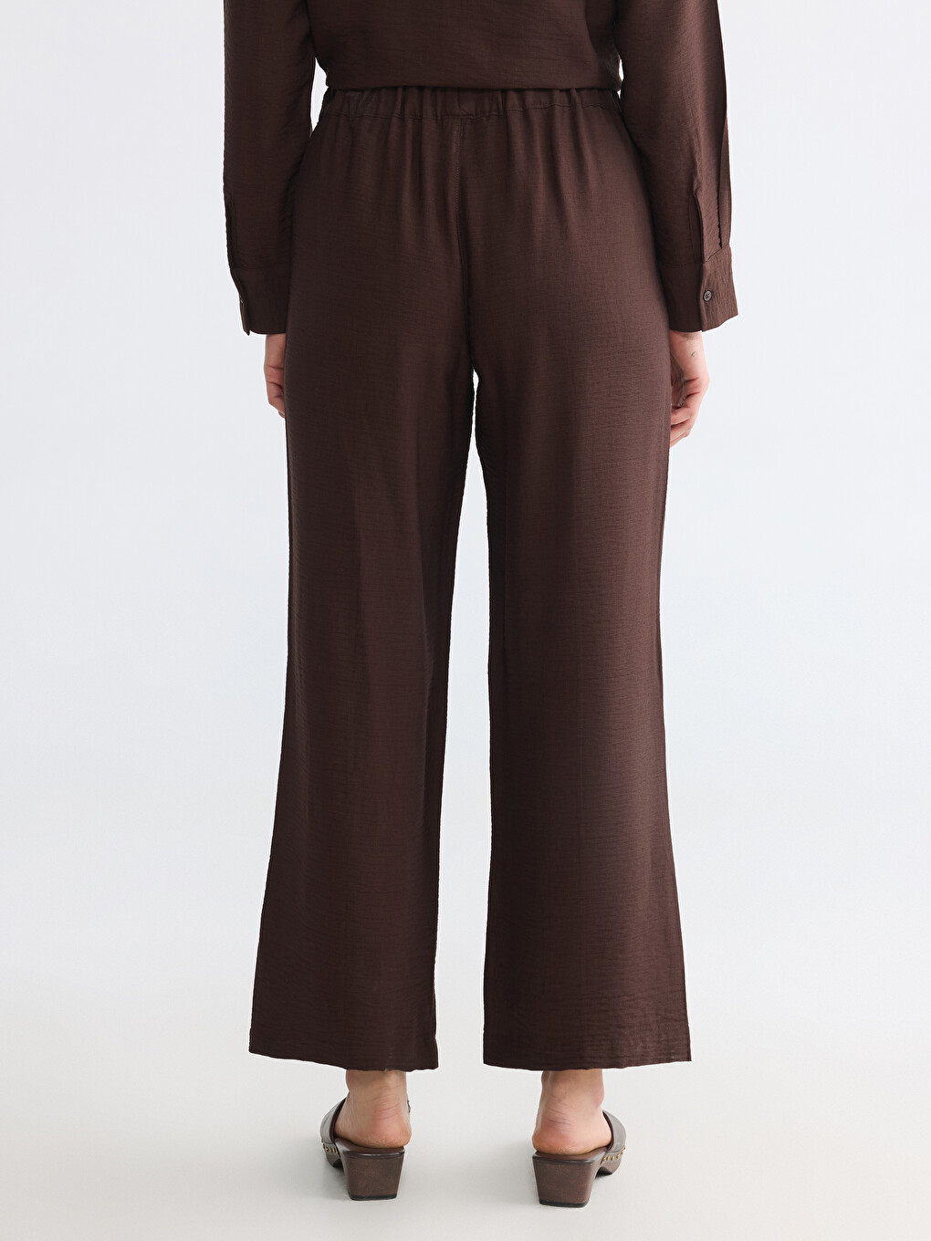 Elastic Waist Women's Trousers-3