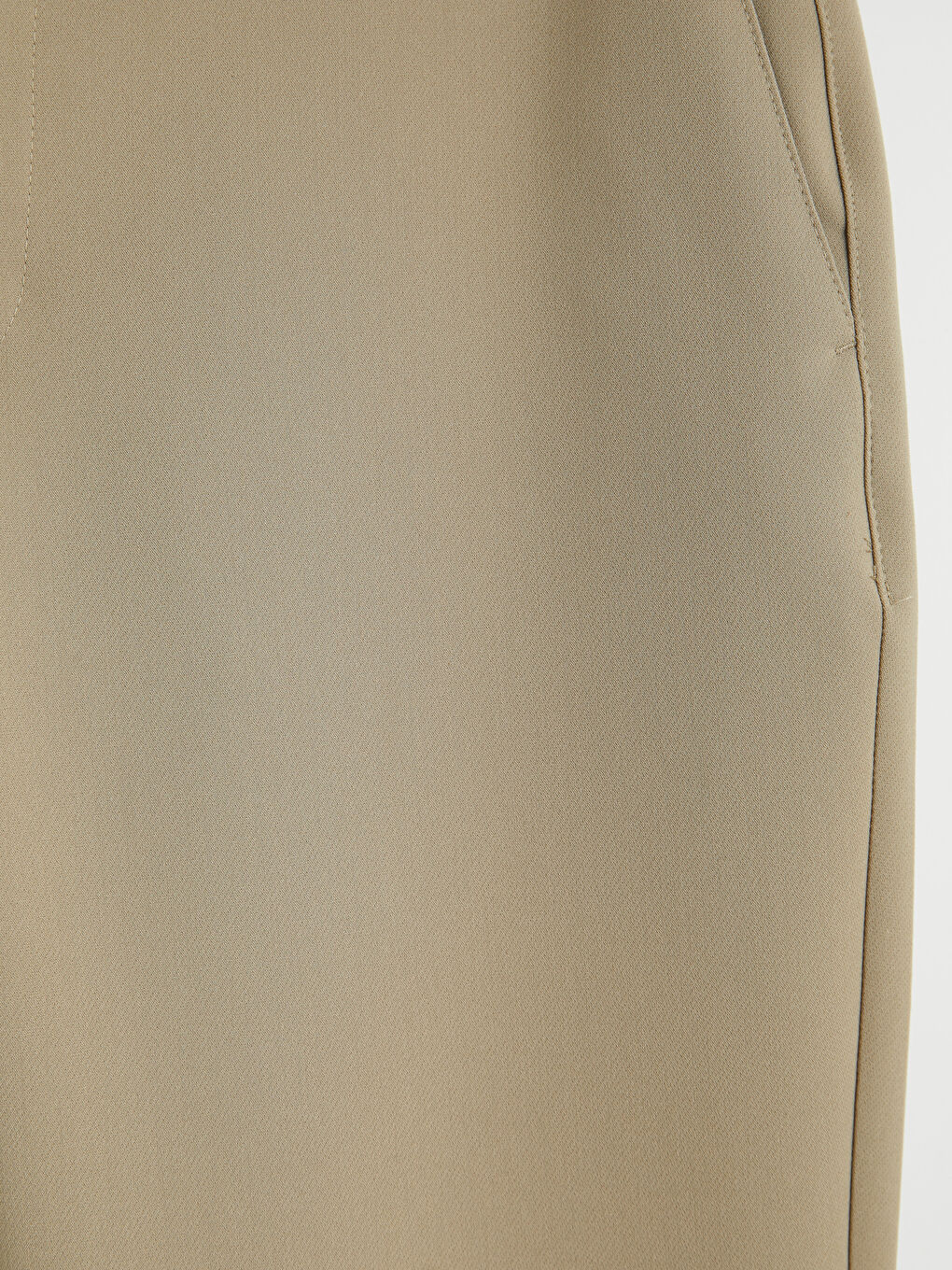 Bej Standart Kalıp Erkek Pantolon-2