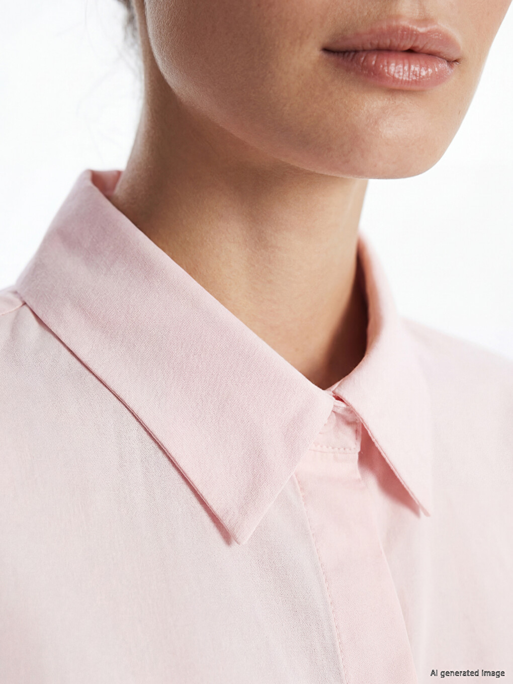 Shirt Collar Waist Tied Dress-2
