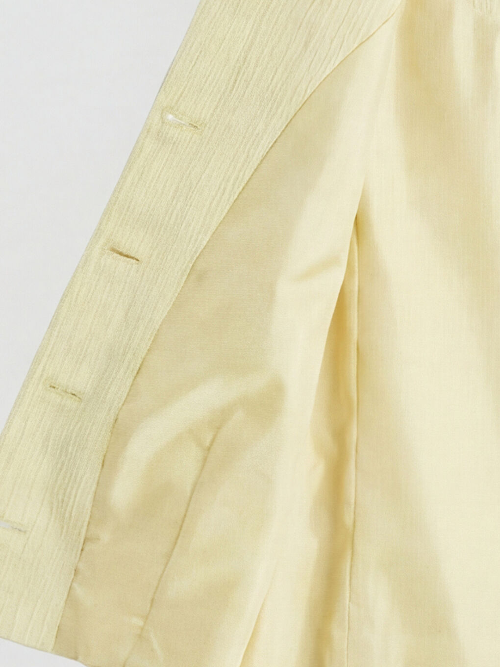 Sarı Bisiklet Yaka Kadın Klasik Yelek-2