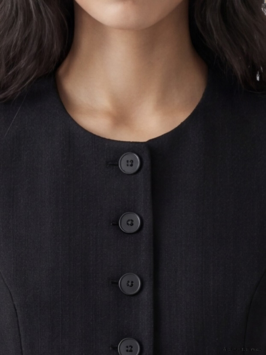 Poplin Women's Classic Waistcoat-2