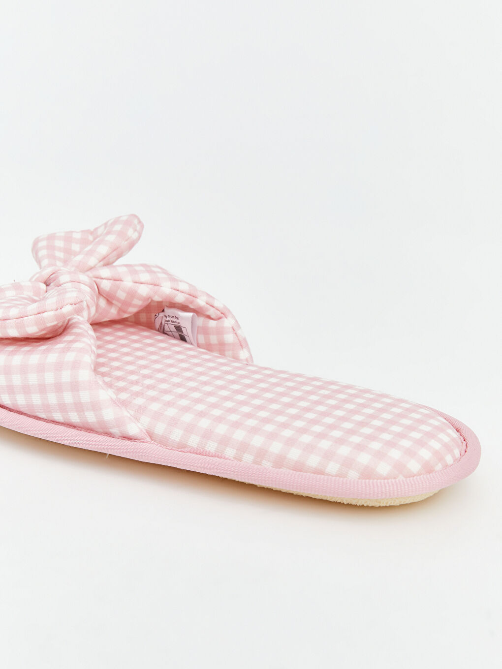 Karışık Fiyonk Görünümlü Kadın Ev Terliği-6