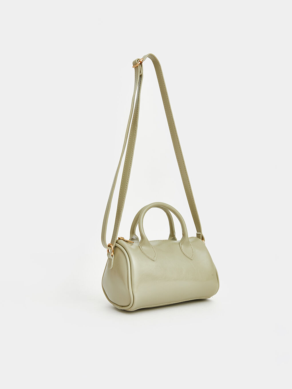 Yeşil Deri Görünümlü Kız Çocuk Omuz Çantası-1