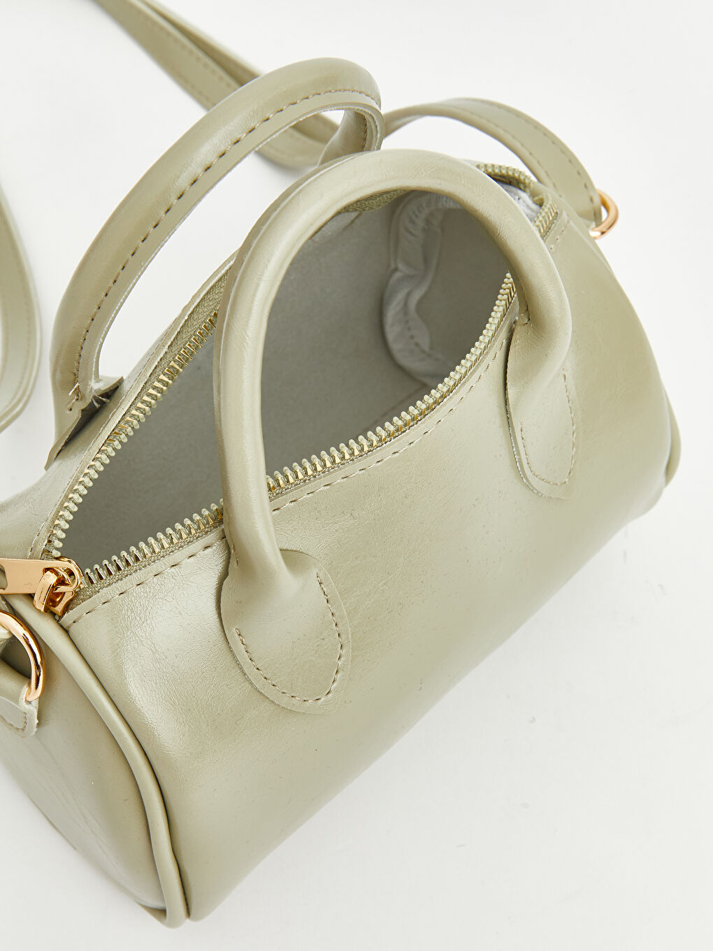 Yeşil Deri Görünümlü Kız Çocuk Omuz Çantası-2