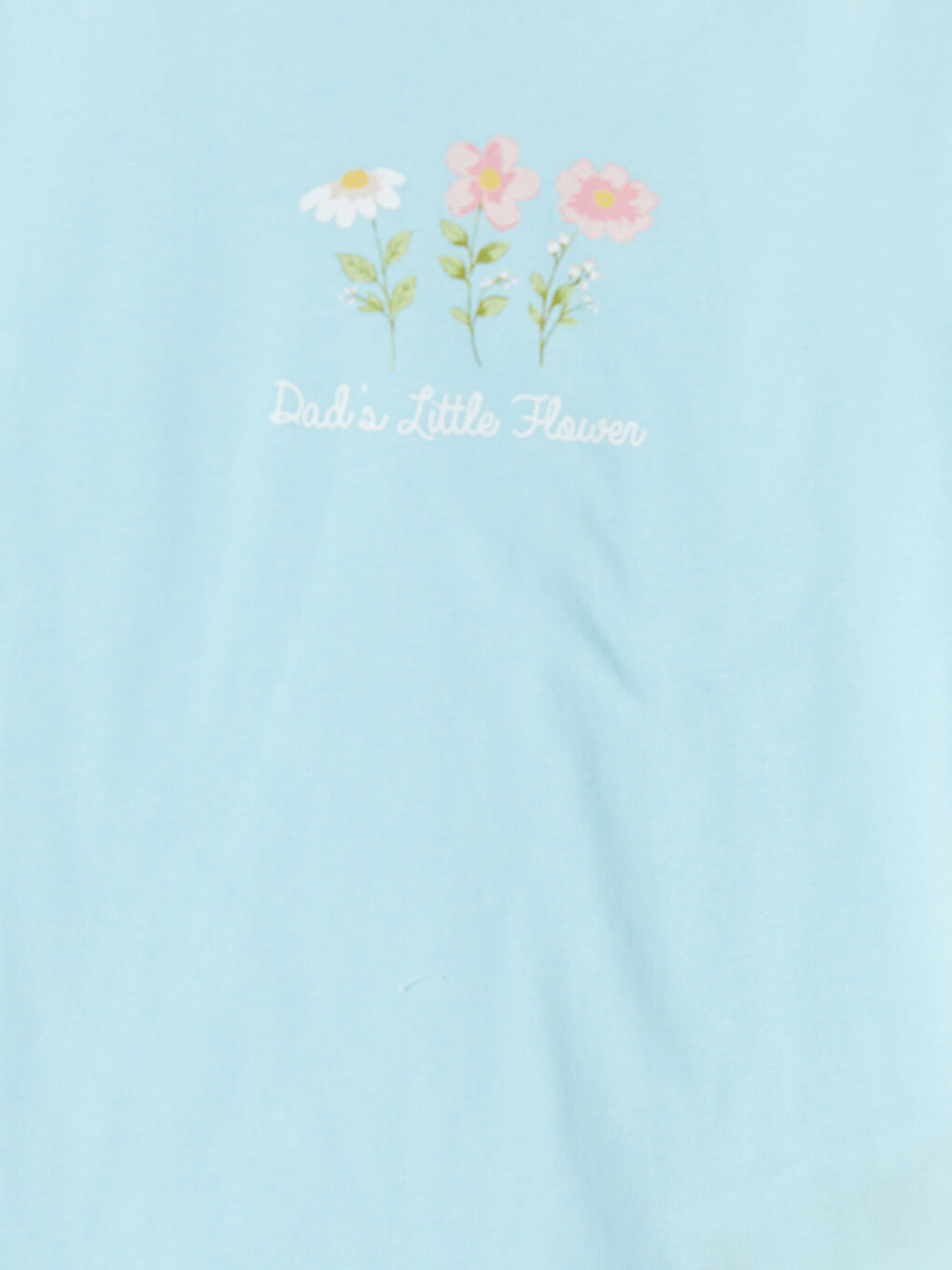 Beyaz Bisiklet Yaka Baskılı Kız Çocuk 2'li Tişört-3