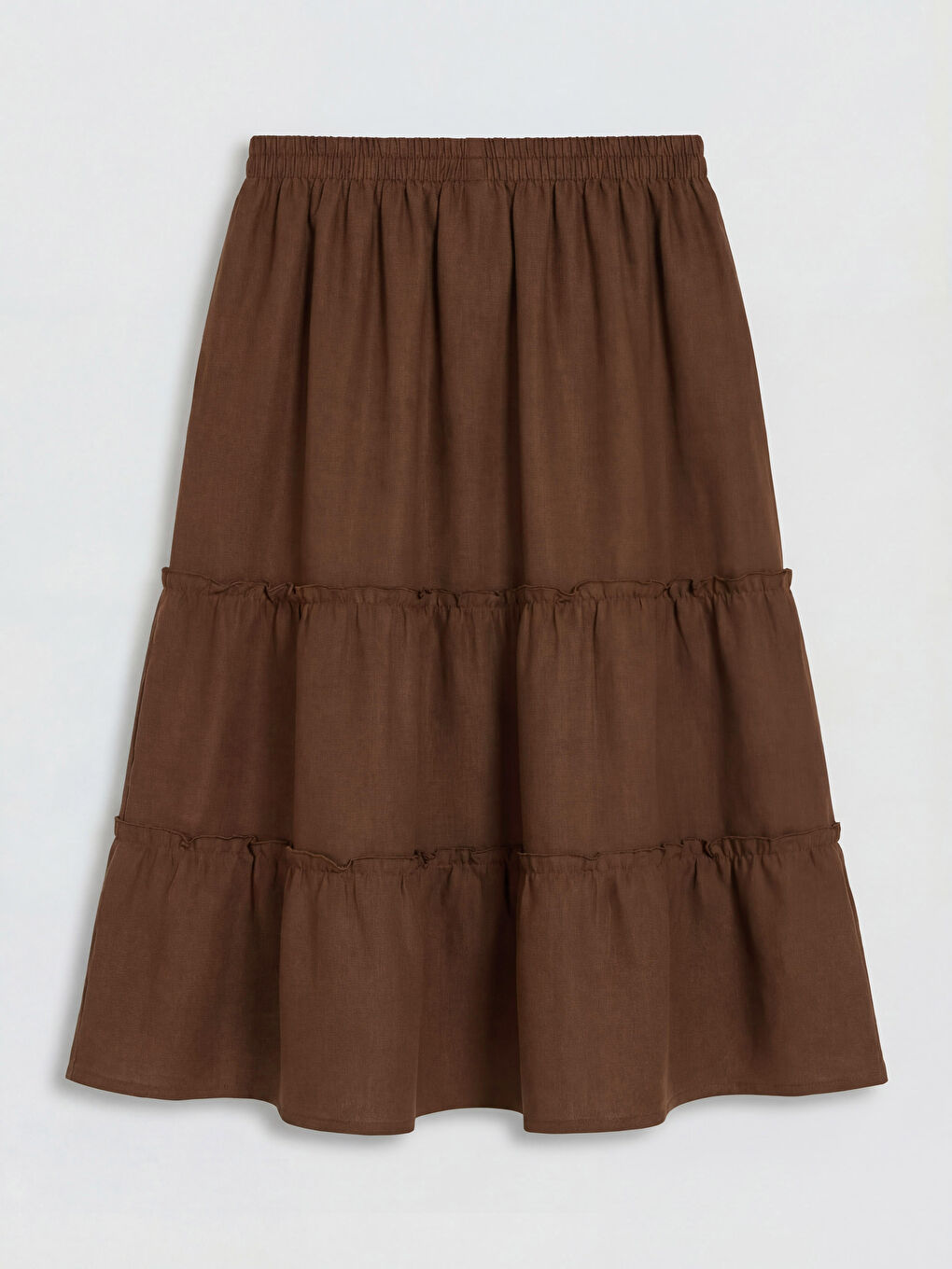 Kahverengi Kız Çocuk Katkat Etek-1