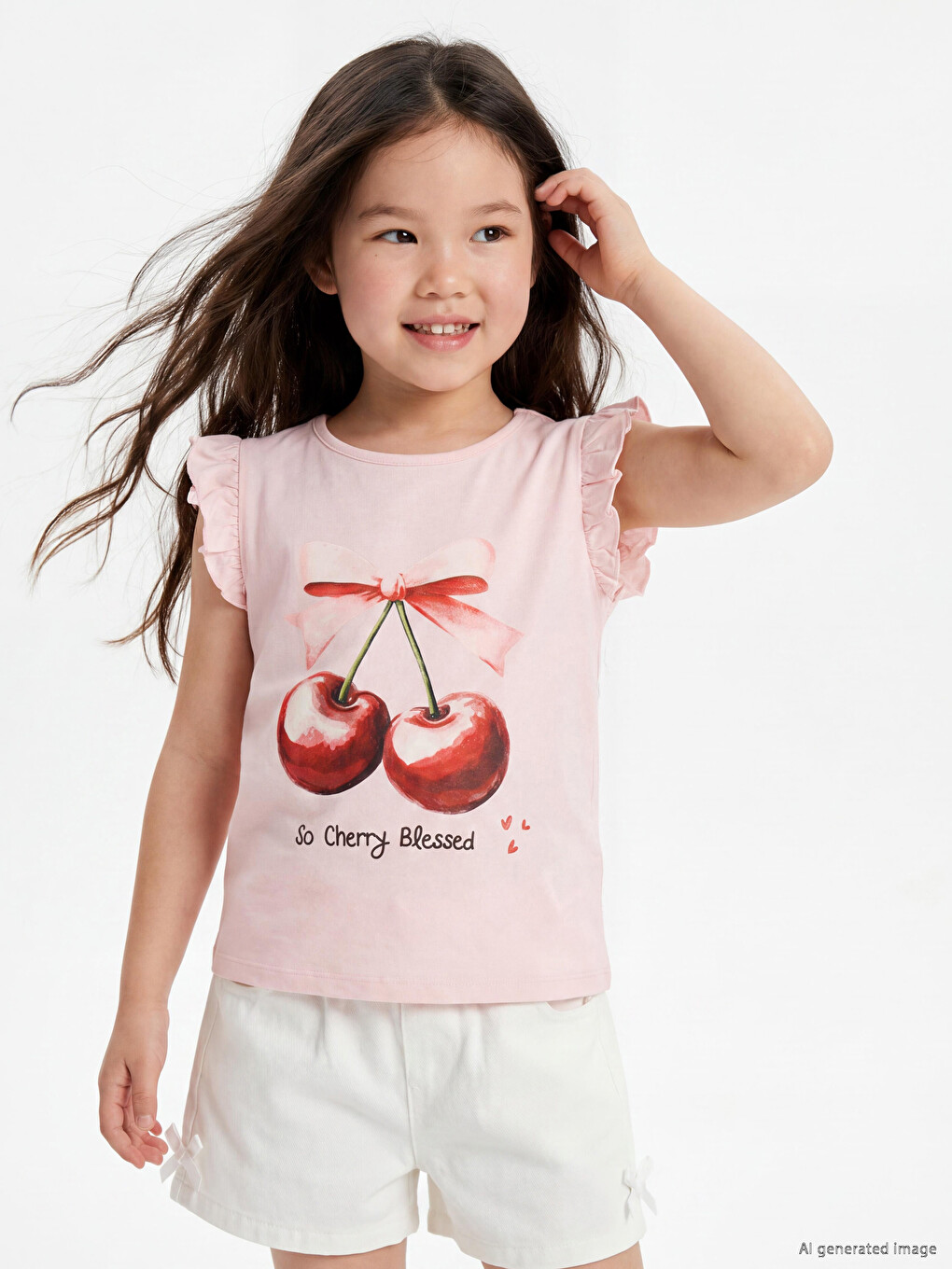 Crew Neck Printed Girls' Tank Top 2 Pack-1