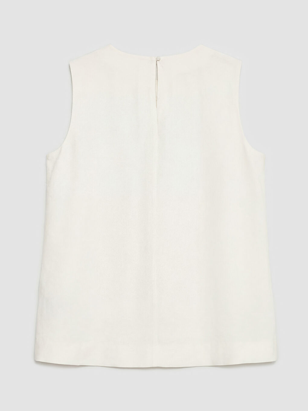 Ekru Bisiklet Yaka Modal Karışımlı Bluz-1