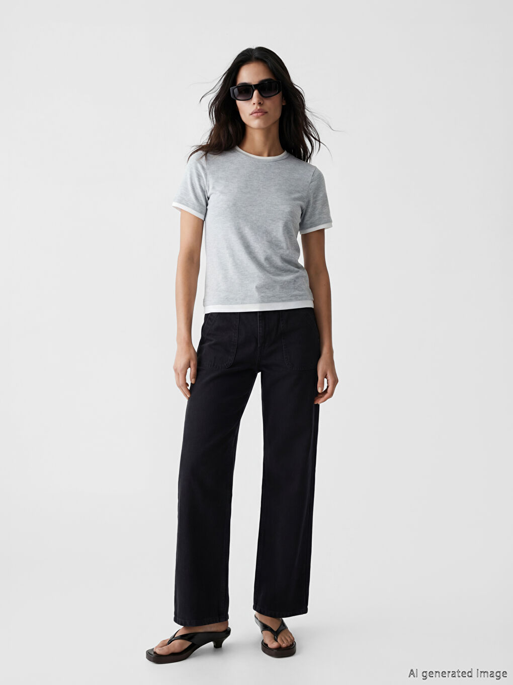 Crew Neck Women's T-Shirt-1