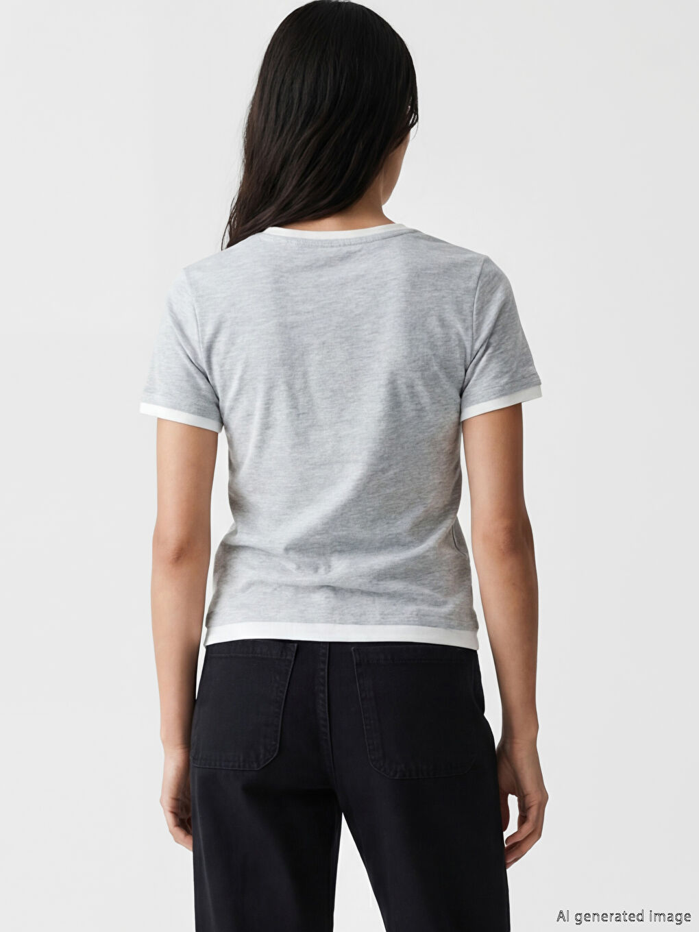 Crew Neck Women's T-Shirt-3