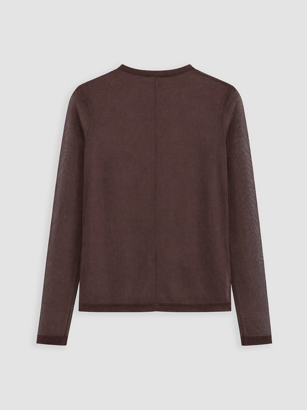 Crew Neck Trnasparan Blouse-2