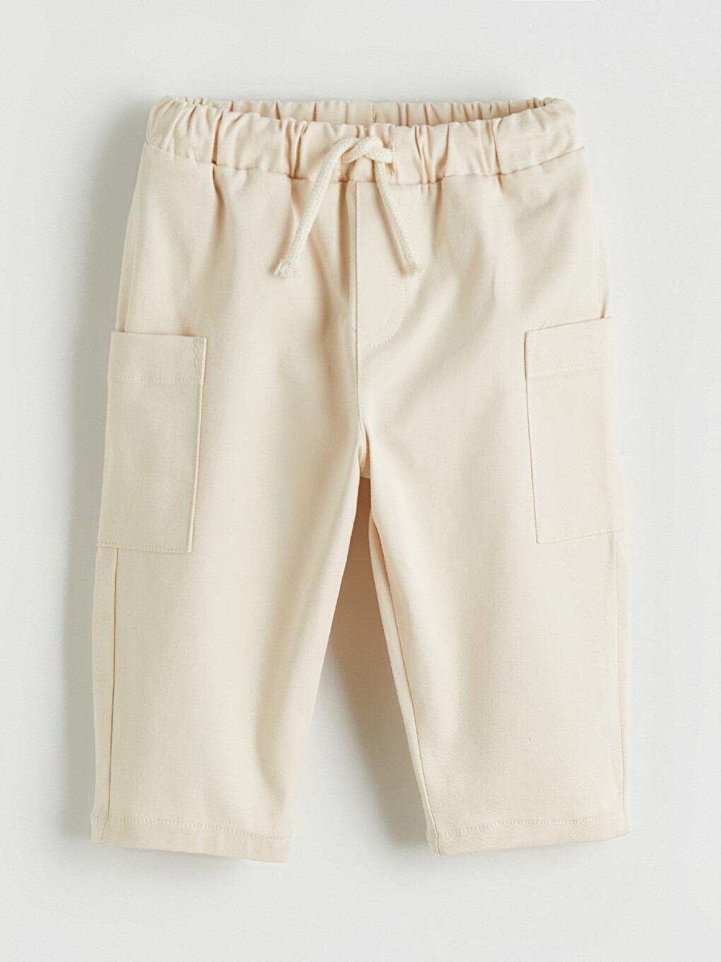 Bej Regular Fit Erkek Bebek Kargo Pantolon