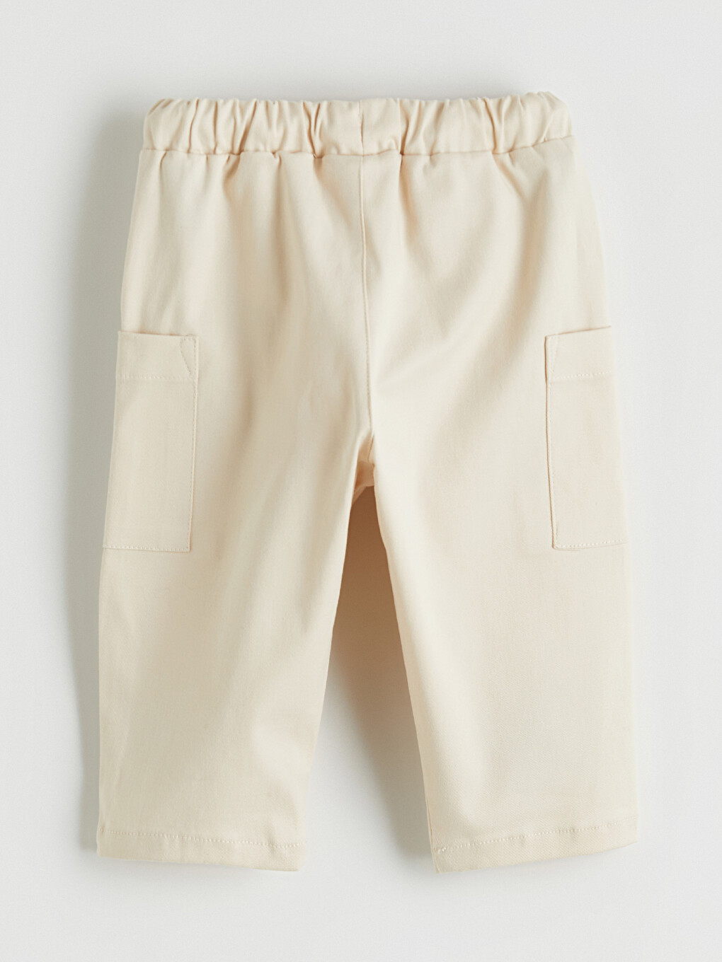 Bej Regular Fit Erkek Bebek Kargo Pantolon-1