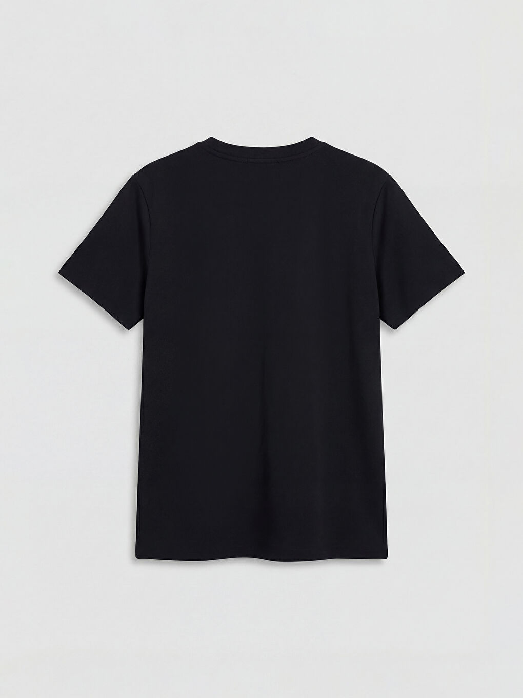 Siyah Nakışlı Soft Touch Kadın Tunik-1