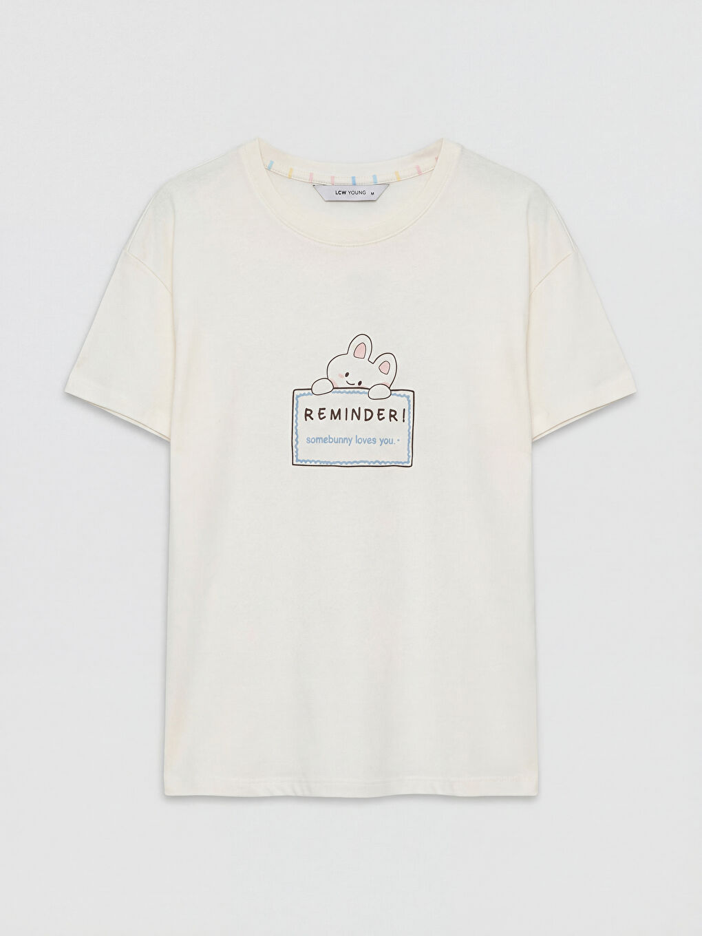 Bisiklet Yaka Baskılı Kadın Pijama Takımı-5