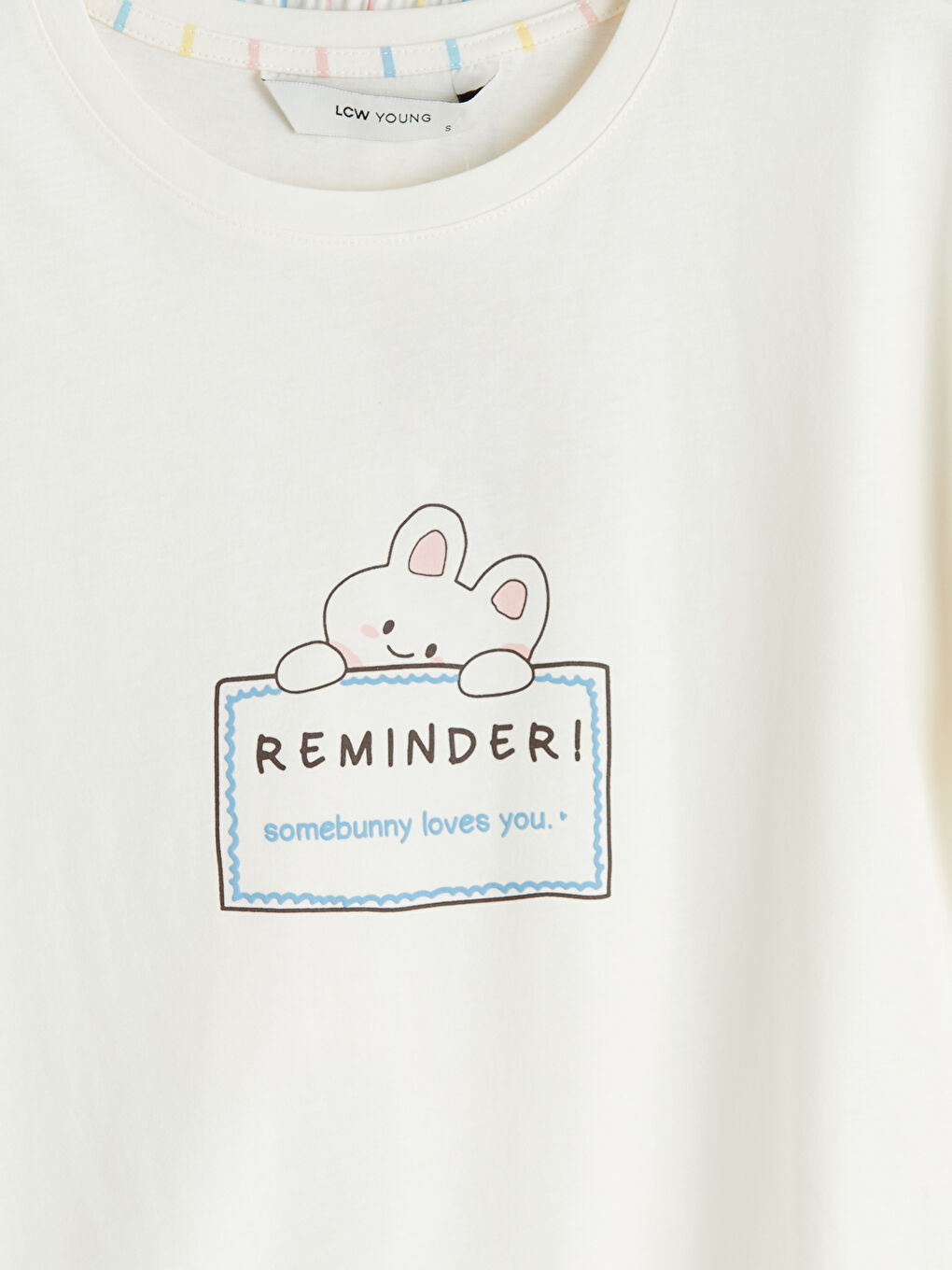 Bisiklet Yaka Baskılı Kadın Pijama Takımı-9