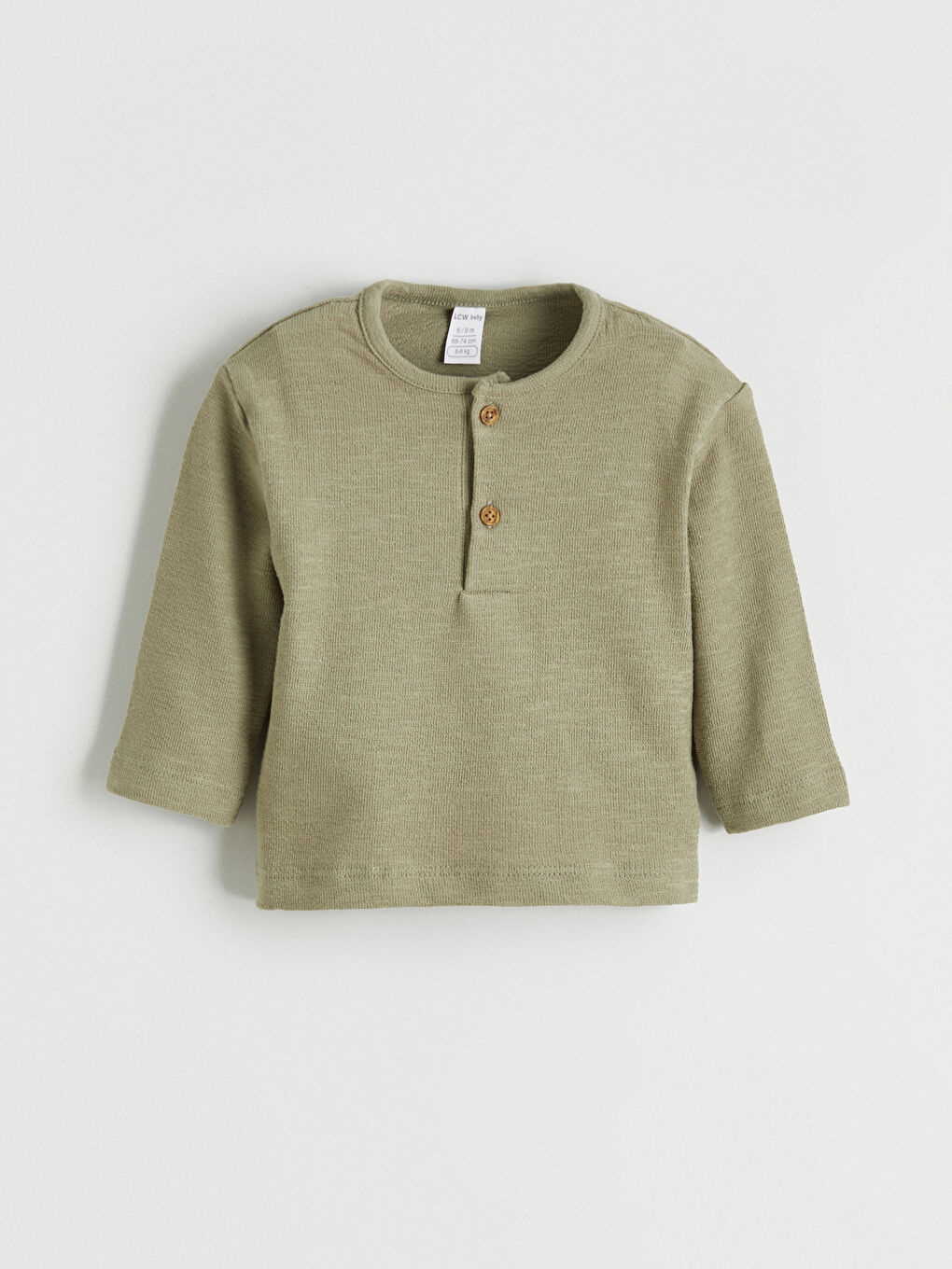 Haki Erkek Bebek Tişört ve Pantolon-3