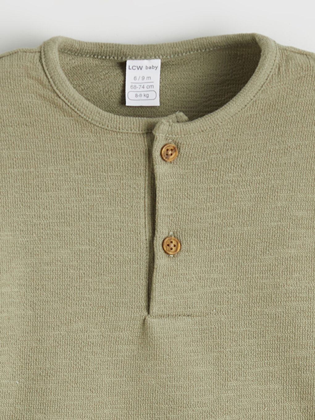 Haki Erkek Bebek Tişört ve Pantolon-4