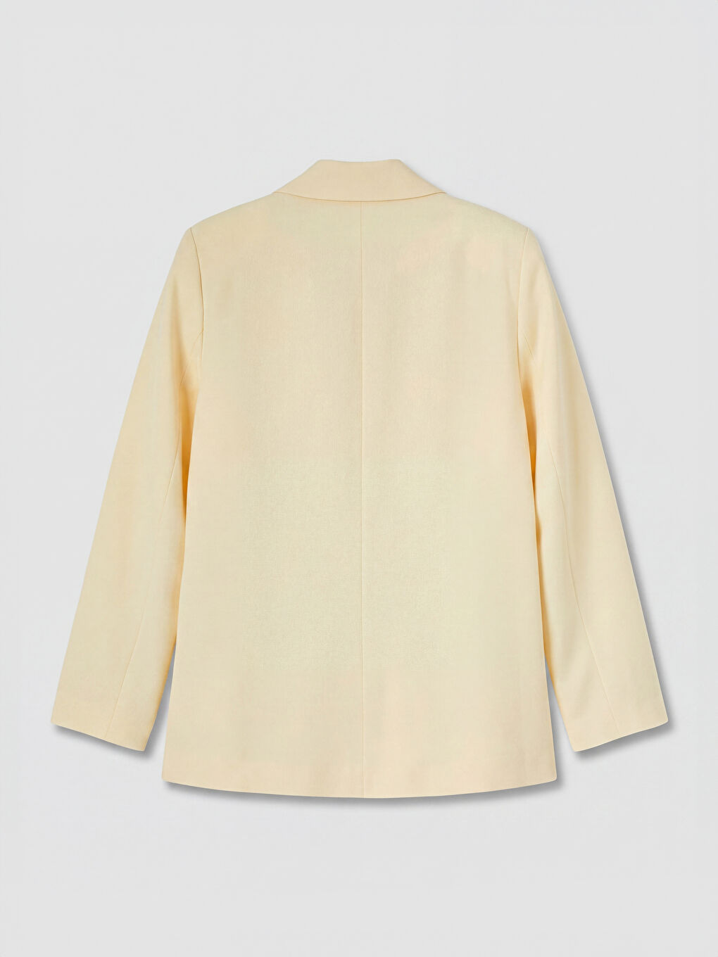 Μπλέιζερ σακάκι από μείγμα λινού για γυναίκες-1