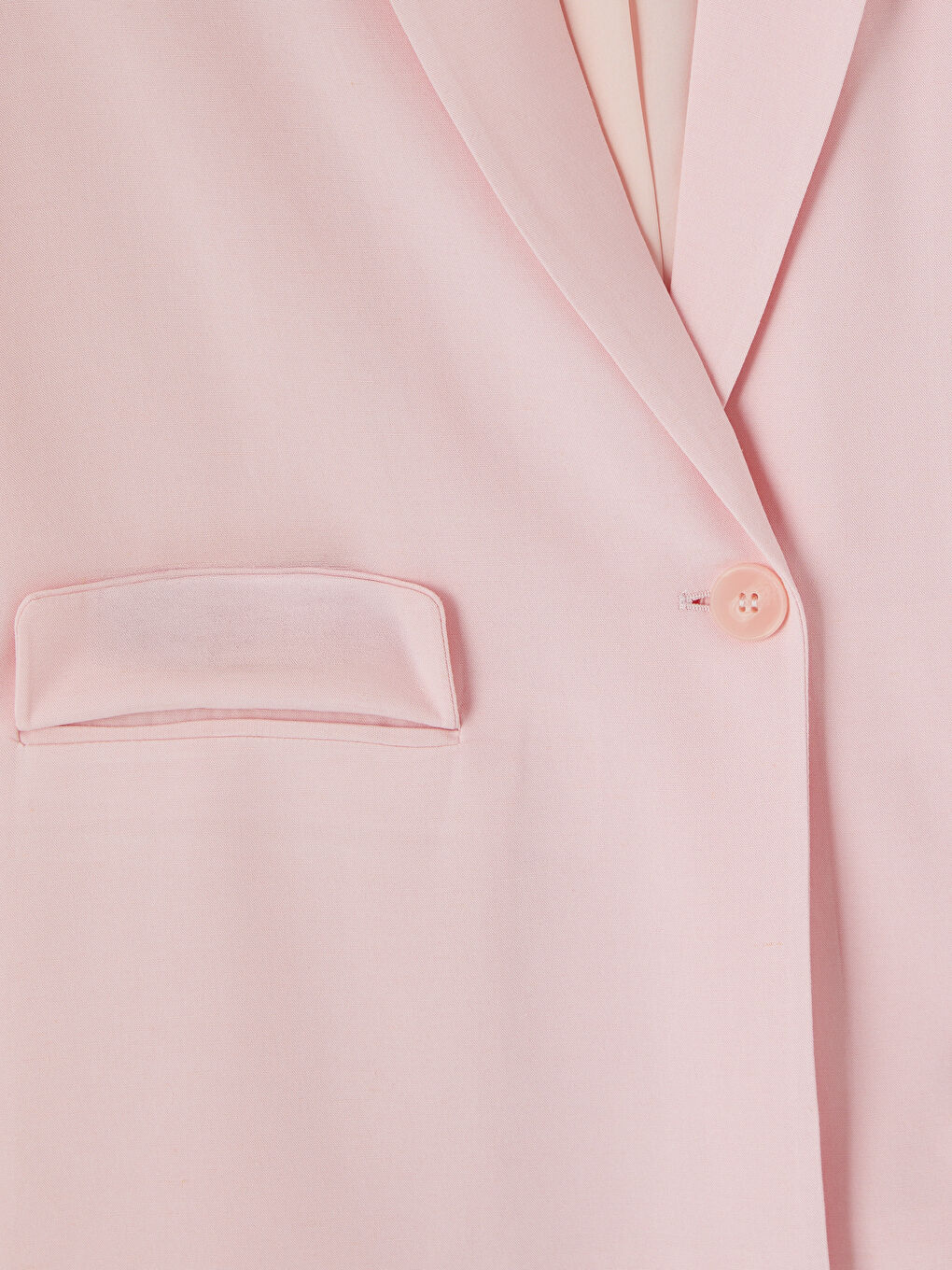 Μπλέιζερ σακάκι από μείγμα λινού για γυναίκες-4