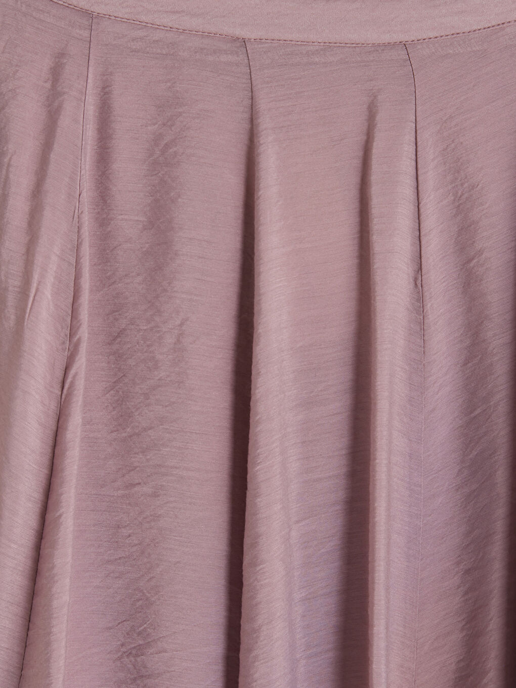 Pembe Beli Lastikli Kloş Etek-2