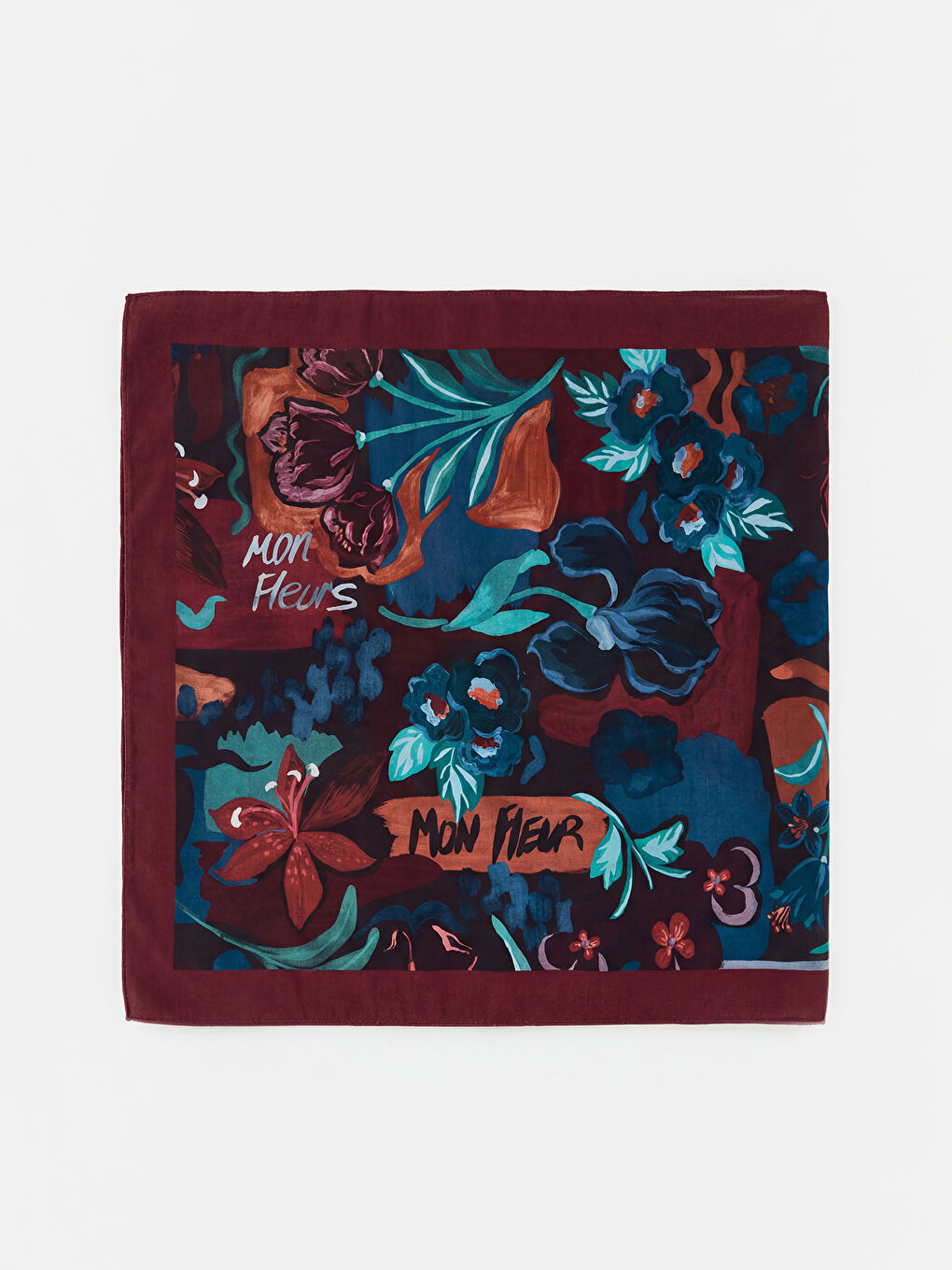 Karışık Desenli Kadın Şal-1