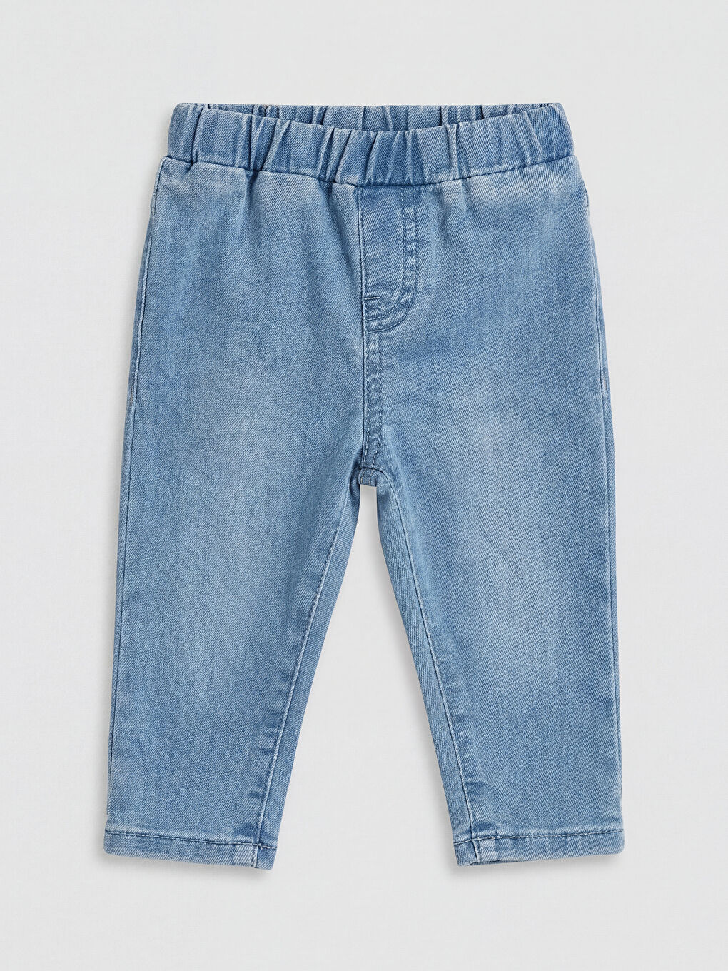 Ekru Erkek Bebek Gömlek ve Jean Pantolon-3