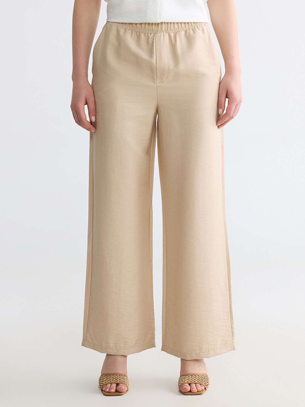 Ženske pantalone sa elastičnim strukom-1