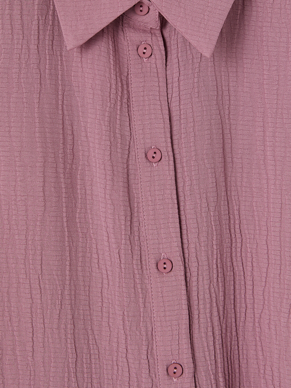 Pembe Dokulu Kadın Gömlek Tunik-2