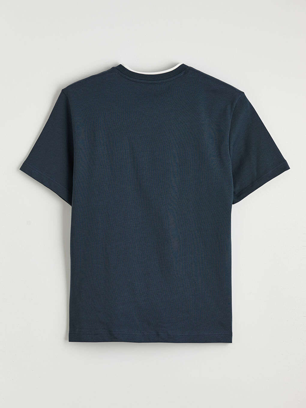 Petrol Bisiklet Yaka Erkek Tişört-1