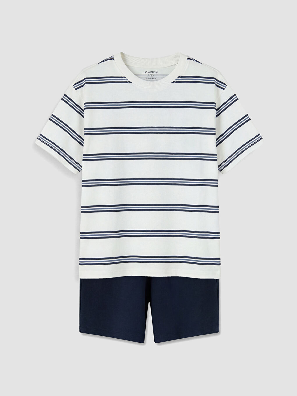 Striped Boys' Shorts Set