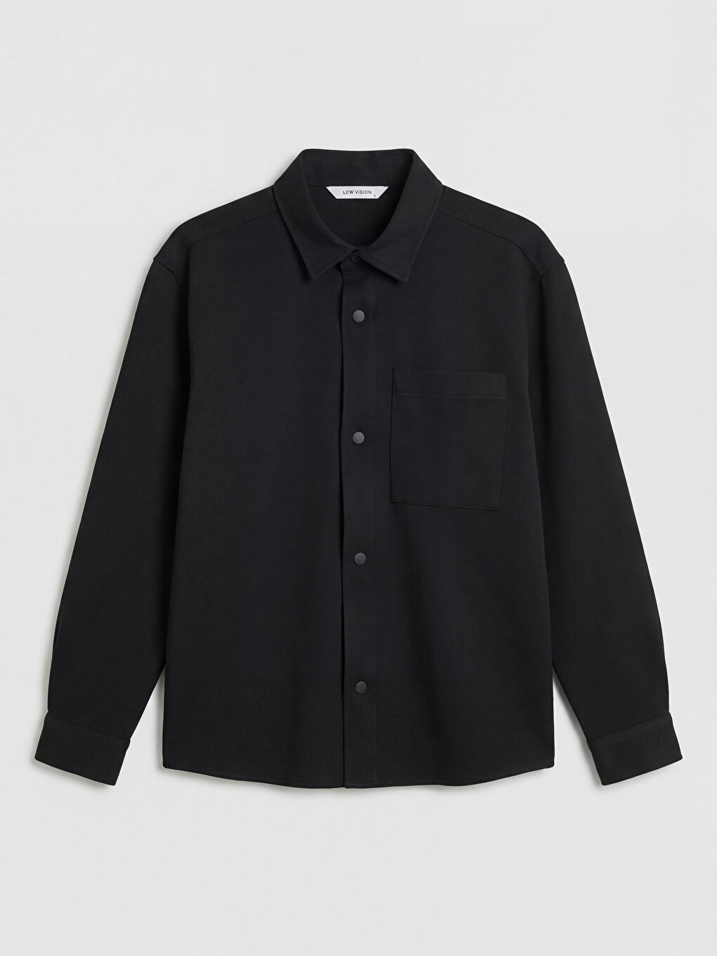 Siyah Regular Fit Erkek Gömlek