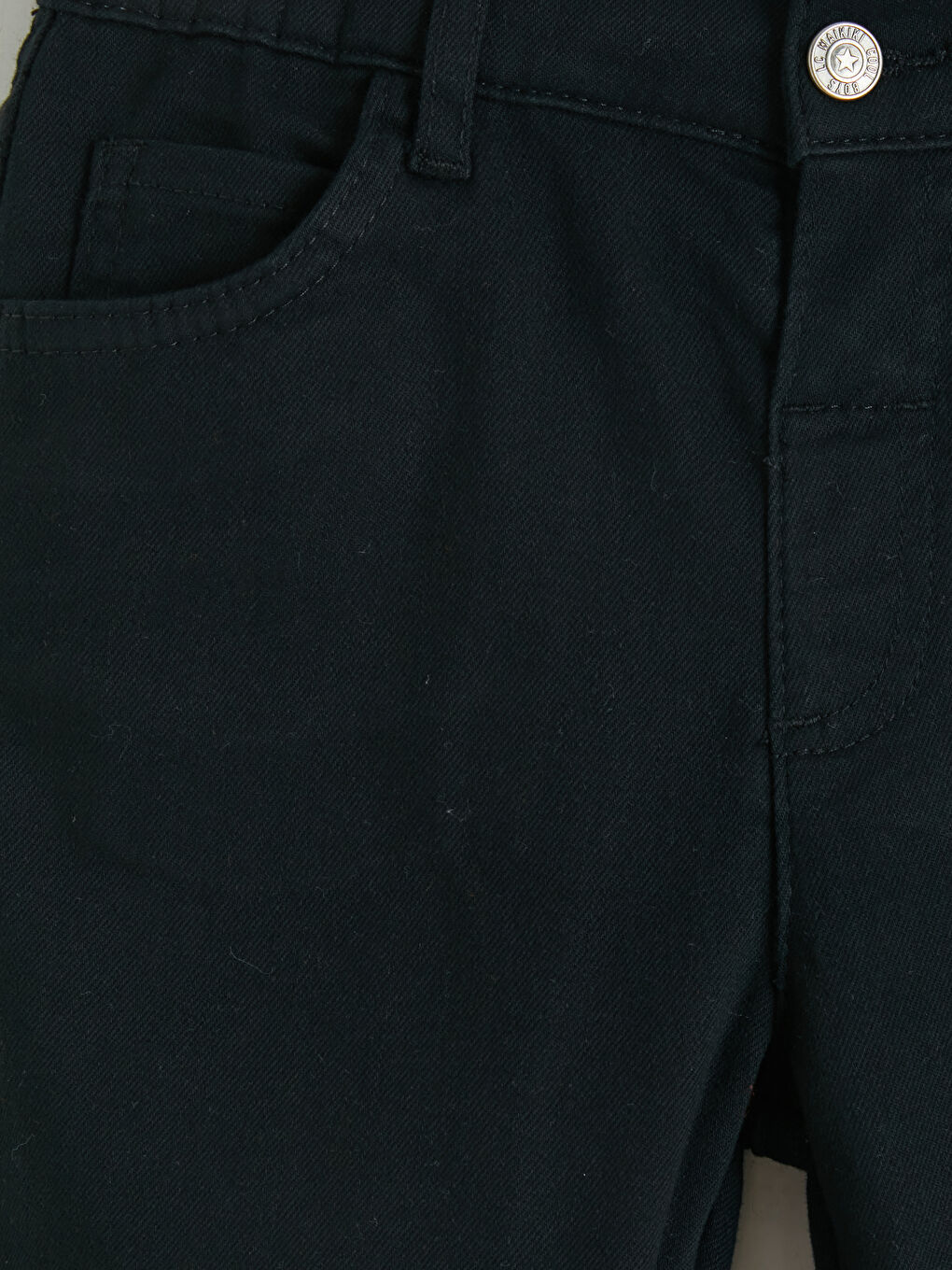 Siyah Baggy Fit Erkek Çocuk Gabardin Pantolon-2