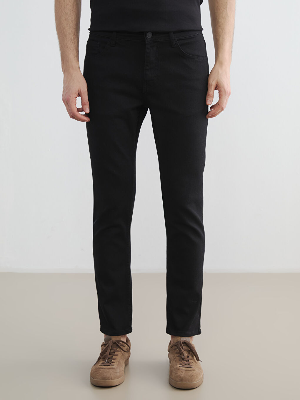 Siyah 750 Slim Fit Erkek Jean Pantolon-1