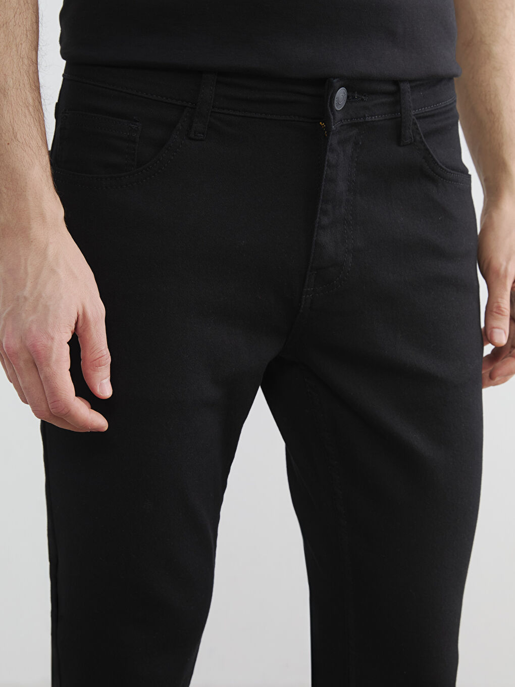Siyah 750 Slim Fit Erkek Jean Pantolon-2