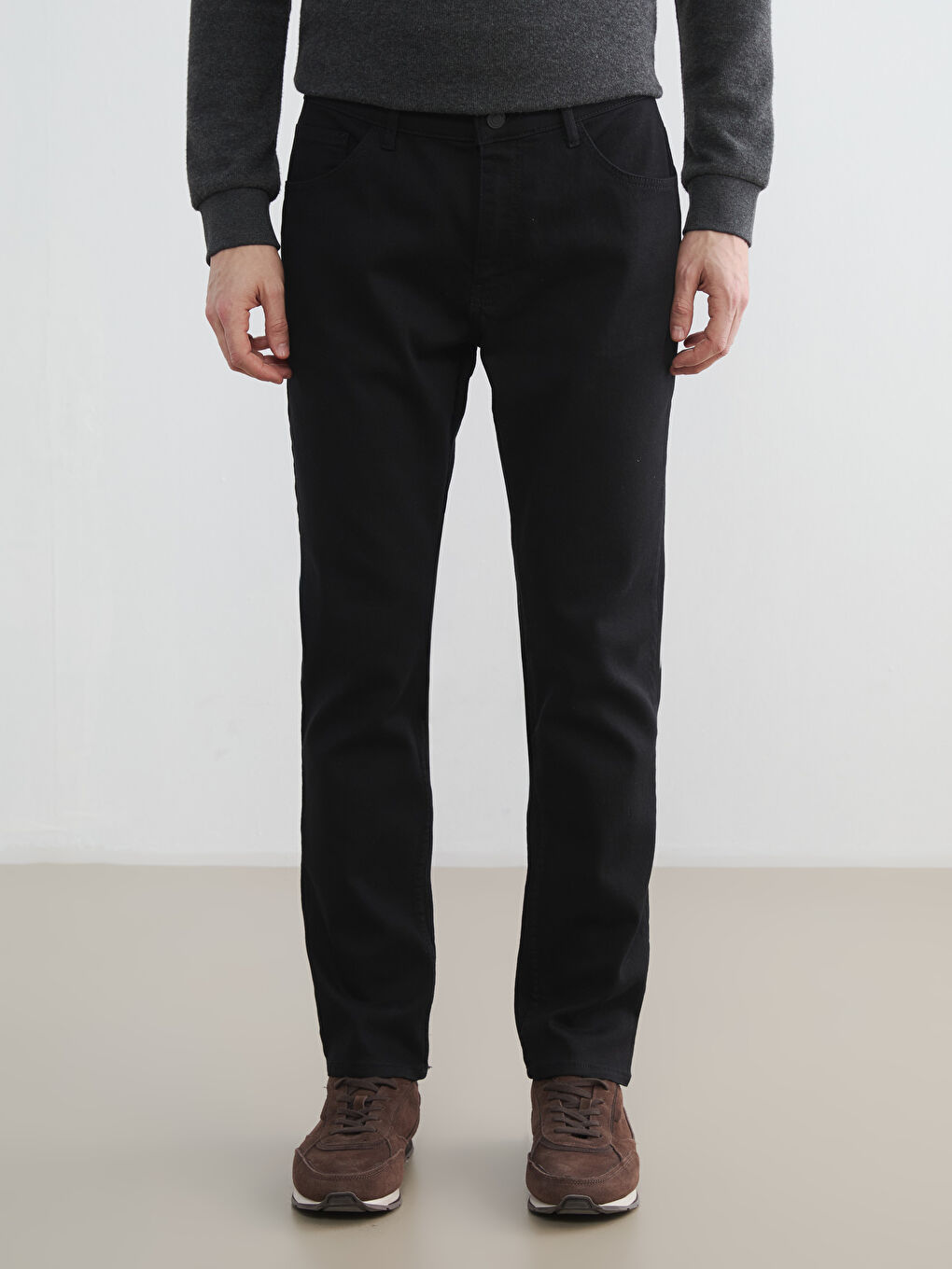 Siyah 750 Slim Fit Erkek Jean Pantolon-1
