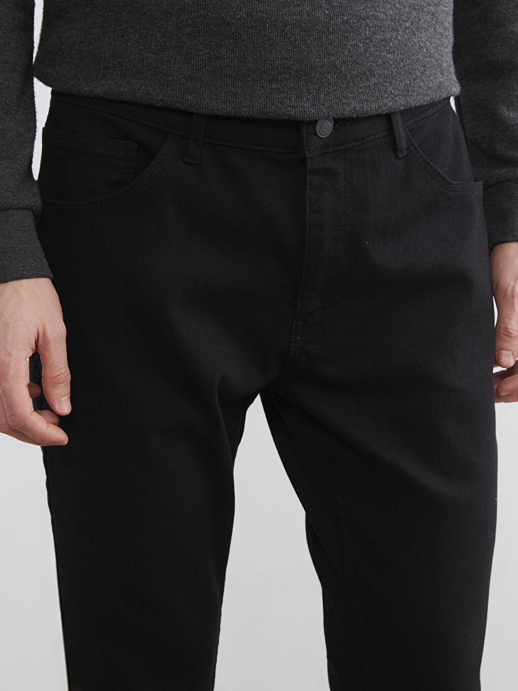Siyah 750 Slim Fit Erkek Jean Pantolon-2