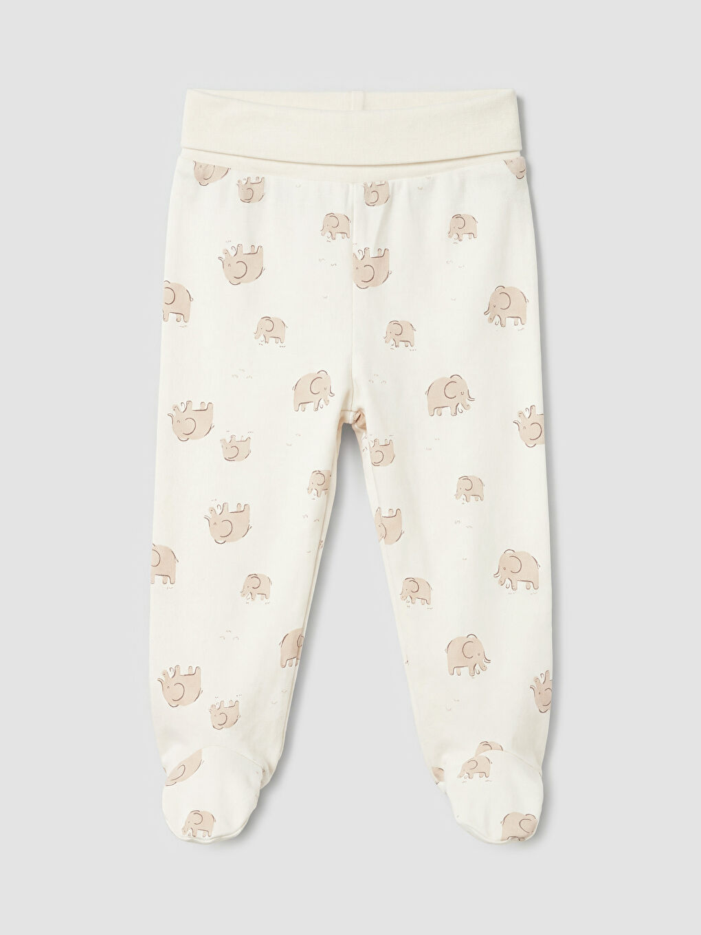 Ekru Erkek Bebek Pantolon 2'li-2