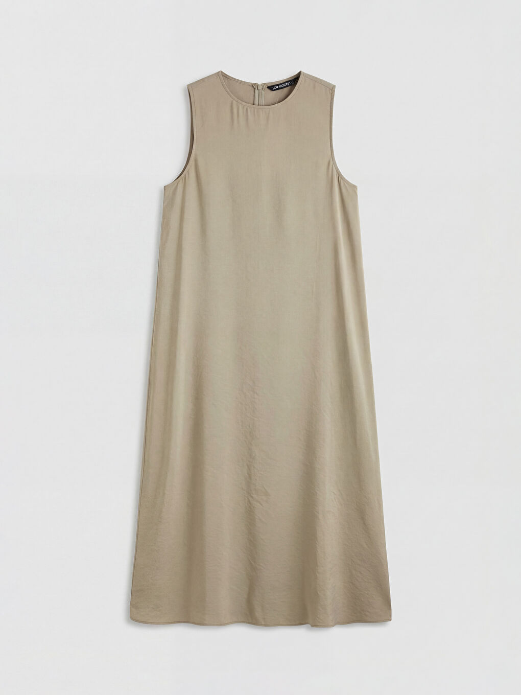 Yeşil Modal Karışımlı A Kesim Elbise-4