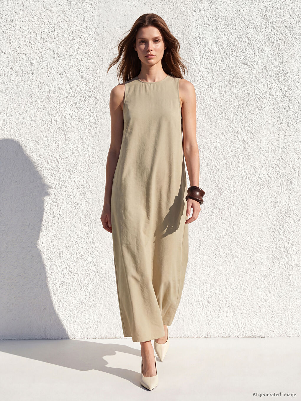 Modal Blended A-Line Dress