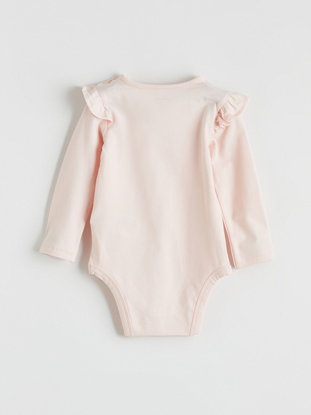 Pembe Baskılı Kız Bebek Çıtçıtlı Body ve Pantolon-4