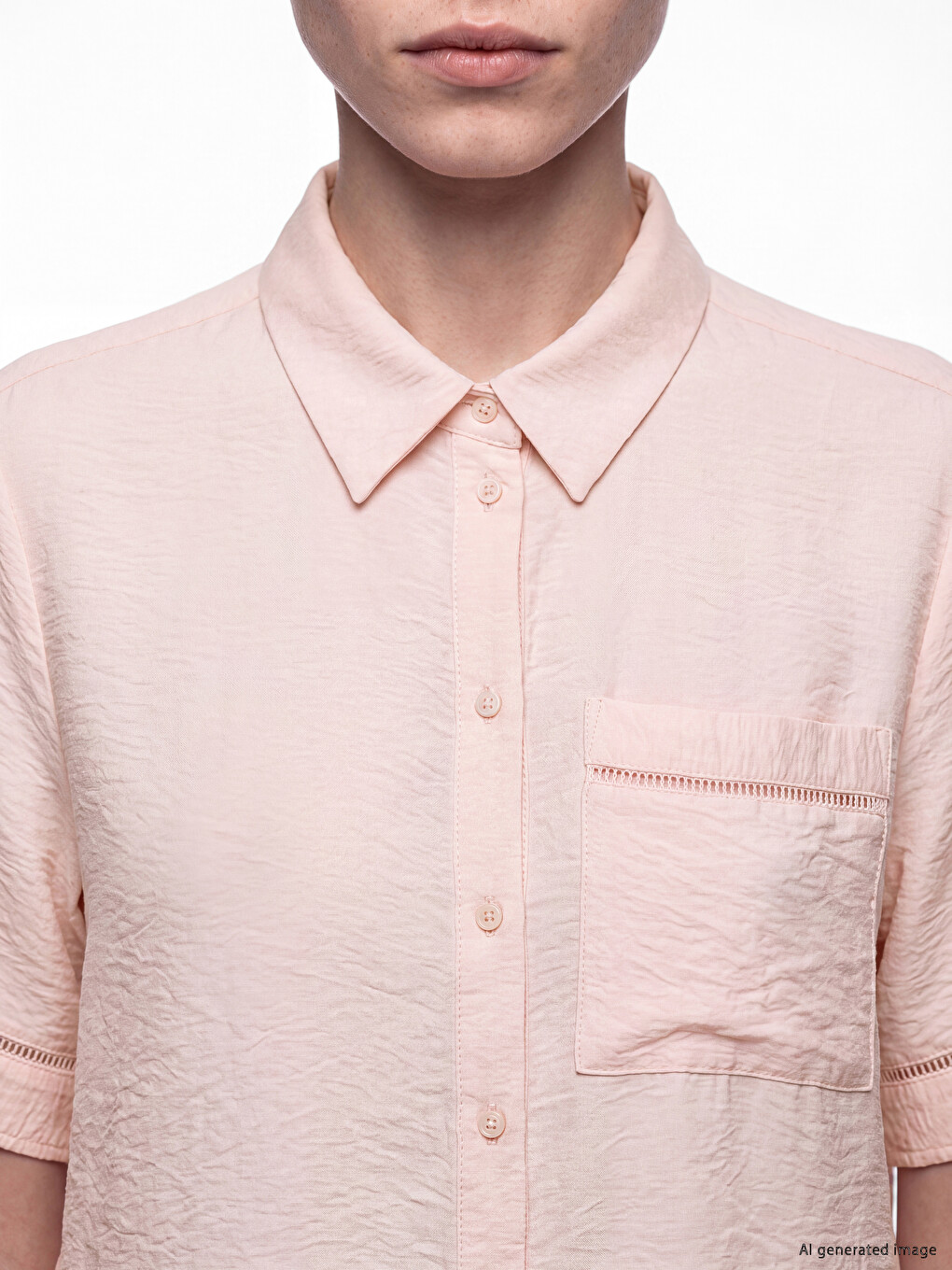 Short Sleeved Women's Shirt-2