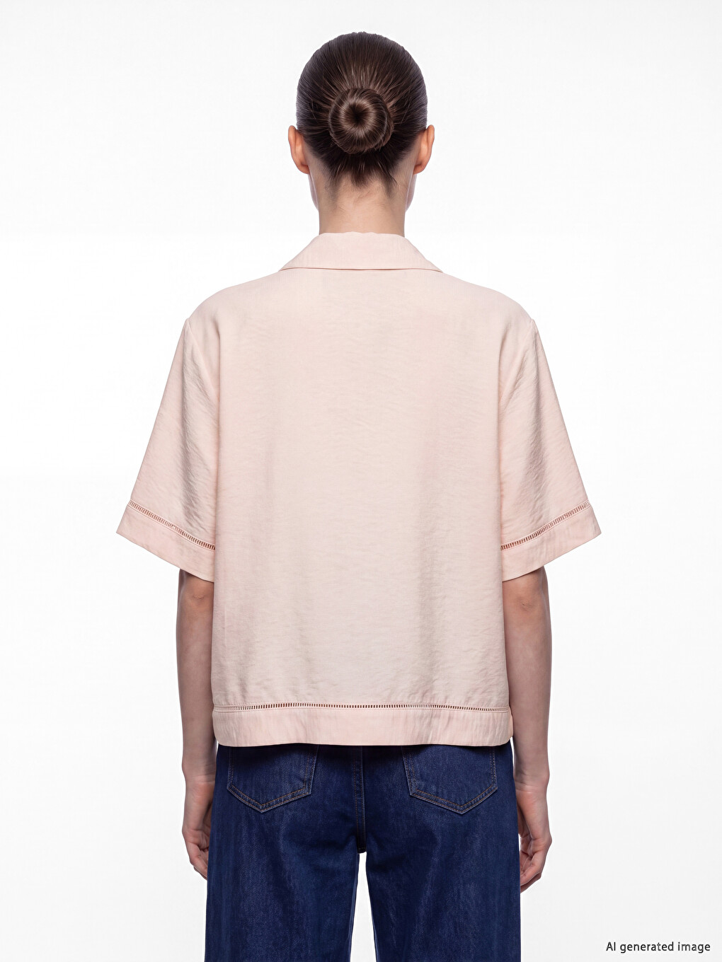 Short Sleeved Women's Shirt-3