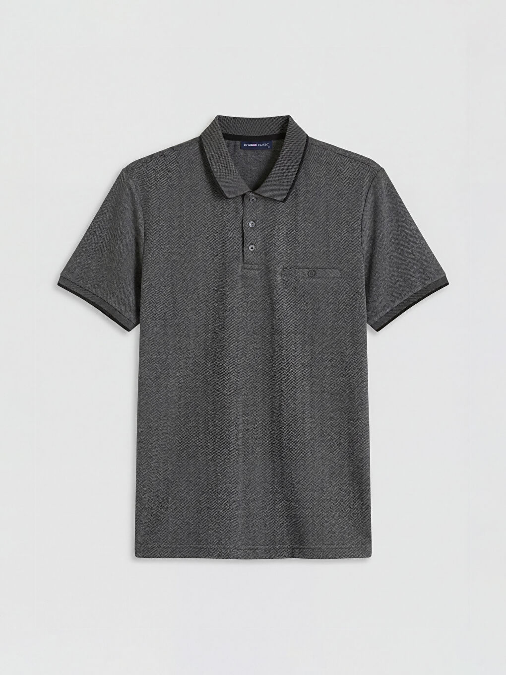 Antrasit Polo Yaka Erkek Tişört