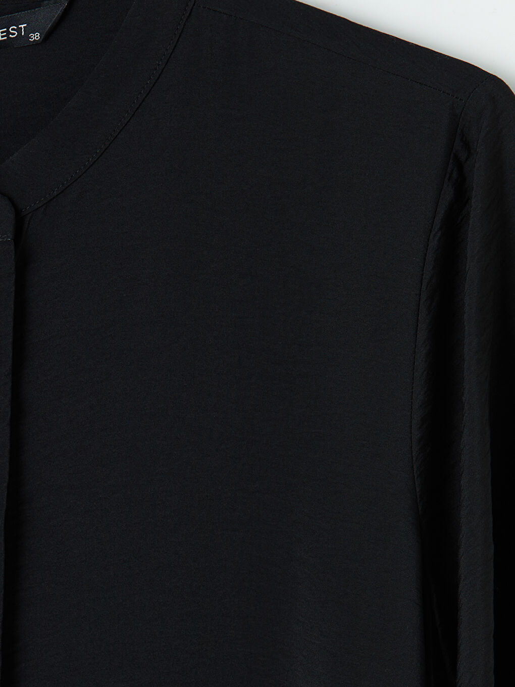 Siyah Hakim Yaka Kadın Gömlek Tunik-2