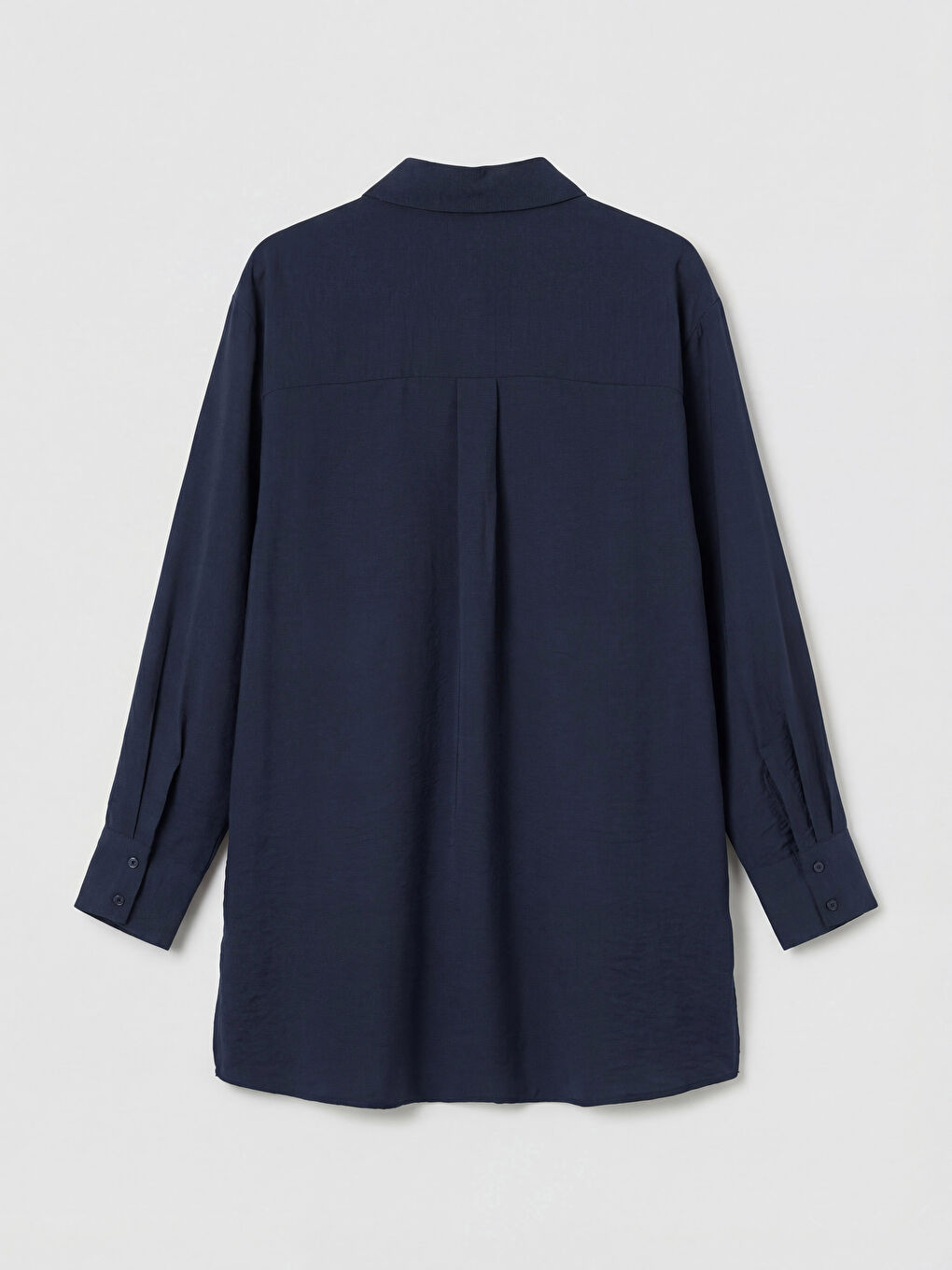 Lacivert Kadın Gömlek Tunik-1